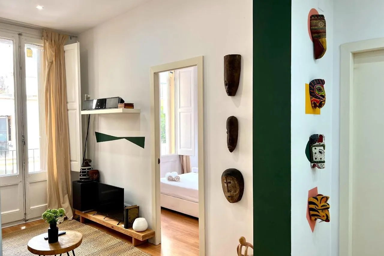 Centric 2 Bedroom Apartment With A Private Lovely Terrace Barcelona 0*,
